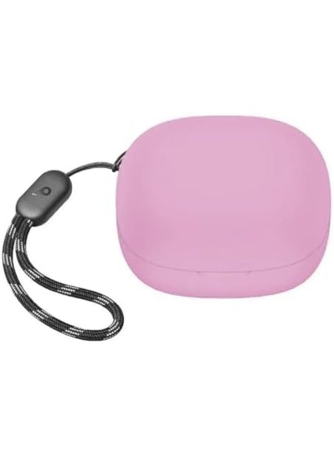 Fekra Silicone Cover Case Compatible with Anker Soundcore R50i, Anker Soundcore P20i/P25i Portable Protective Case Cover With Keychain (Rose) - Image 1